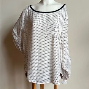 LOFT Polka Dot Women's Top whimsy NWT